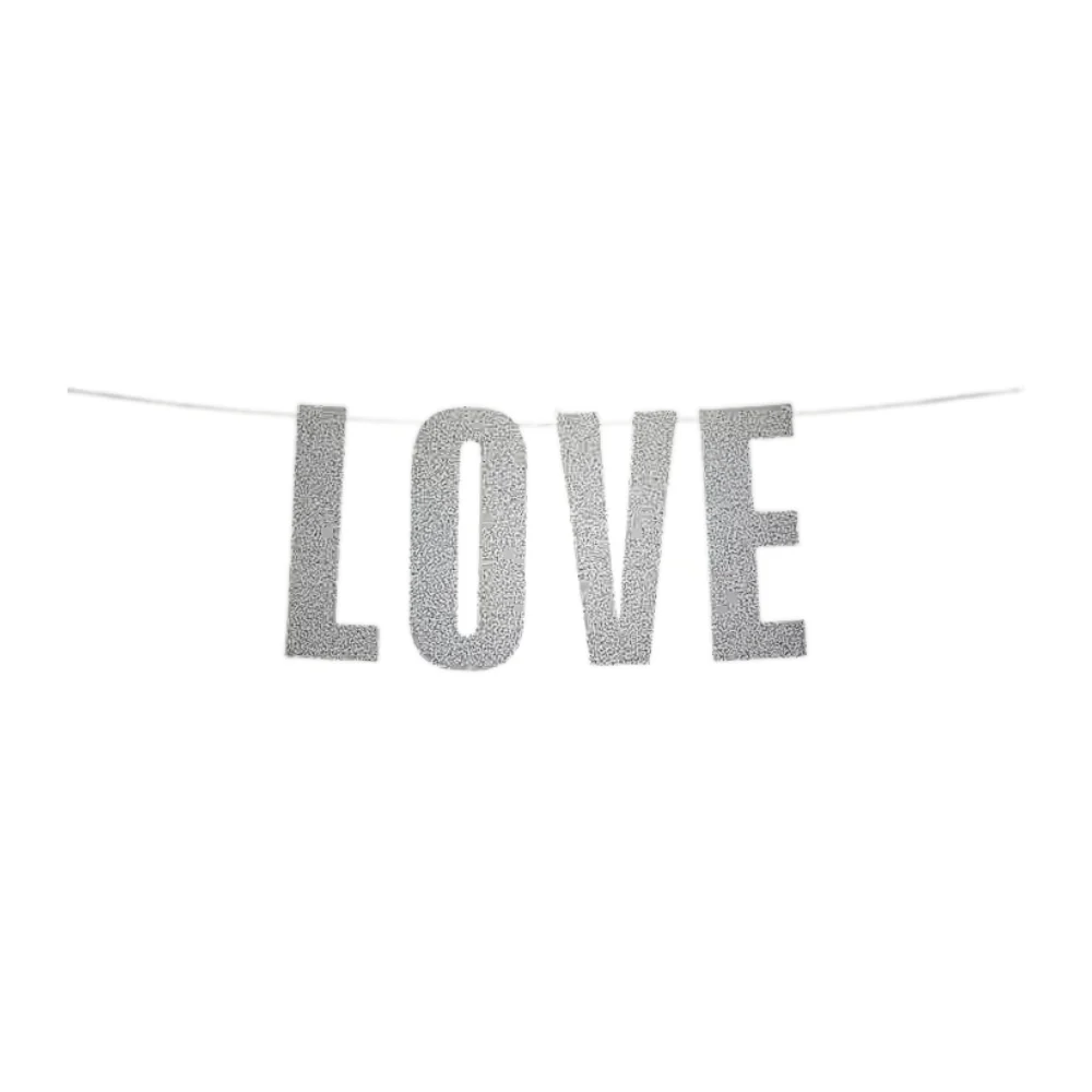 Girlang LOVE Silverglitter - Bild 2