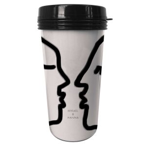 Personlig take away kaffemugg – About to kiss