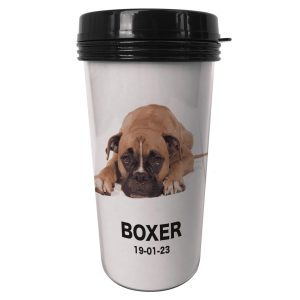 Personlig take away kaffemugg boxer